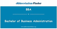 Top 5 what is the acronym for bachelor of business administration in ...