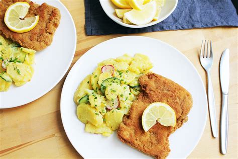 Vegan Schnitzel With Potato Salad Cheap And Cheerful Cooking
