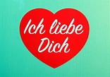 Postkarte - ICH LIEBE DICH - - Haus der Herzen