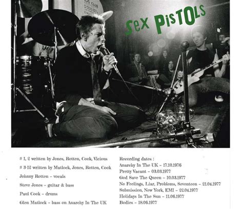 Sex Pistols The Never Mind The Bollocks 40th Anniversary Edition