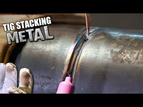 Tig Stacking Metal Laywire Root Pass Hot Fill In One Pass Youtube