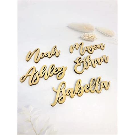 Excellence Quality Personalised Gold Wedding Acrylic Place Cards Place