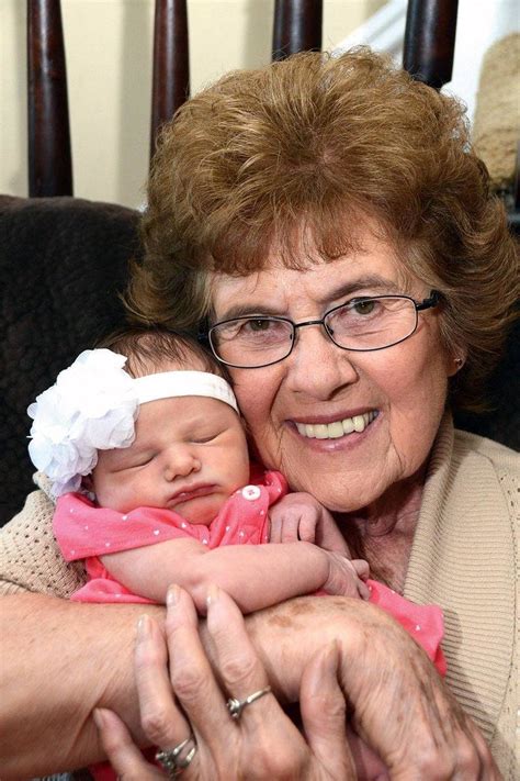 86 year old woman becomes great grandmother for the 86th time