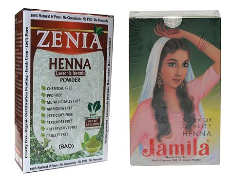 2016 Crop Jamila Henna Baq Zenia Henna 100 Grams Hair Dye Kit Click