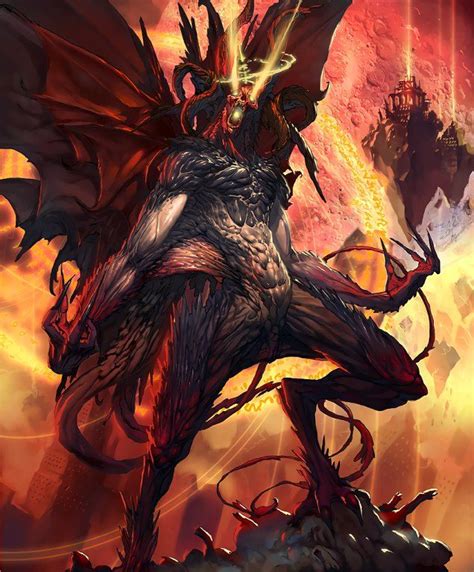 Card Abomination Awakened Monster Concept Art Dark Fantasy Art