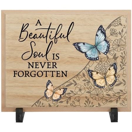 A Beautiful Soul Is Never Forgotten Tabletop Plaque Christianbook Com