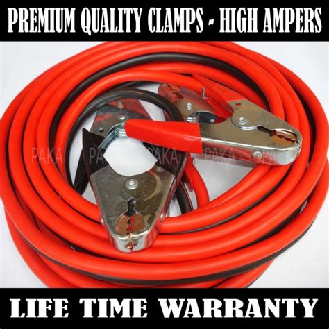 Comercial Heavy Duty 20 Ft 2 Gauge Booster Cable Jumping Cables Emergency Jumper With Images