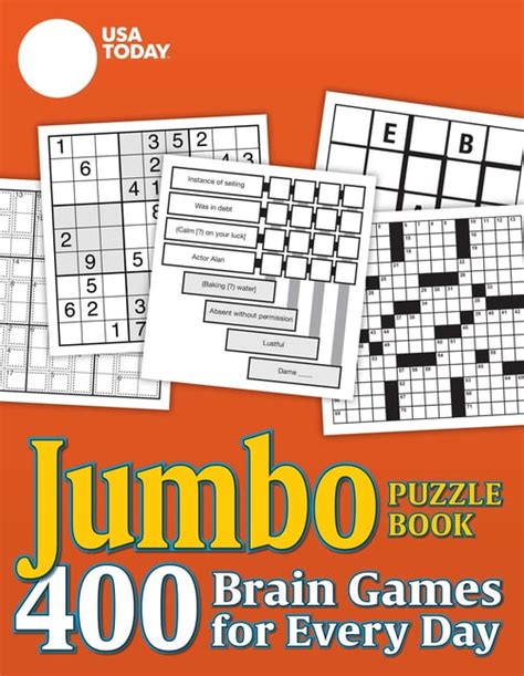 Usa Today Jumbo Puzzle Book 400 Brain Games For Every Day Walmart