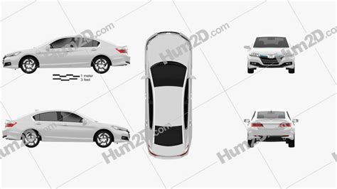 Honda Accord Phev 2014 Clipart And Blueprint Download Vehicles Clip