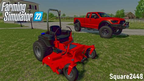 Buying A Lawn Mower And Truck Mods Xbox Fs22 Homeowner Youtube