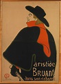 Henri de Toulouse-Lautrec | Aristide Bruant, at His Cabaret | The ...