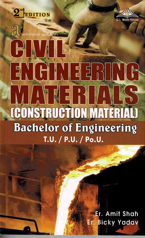 Civil Engineering Materials Tu Pu Pou Bani Edu Store