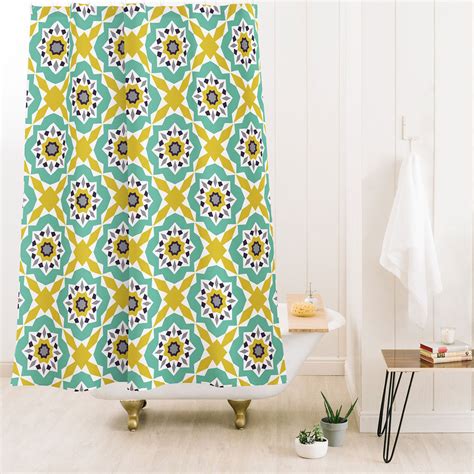 Mattonelle Shower Curtain Heather Dutton