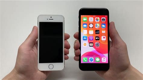 Iphone Se 2nd Gen And Iphone 5sse 1st Gen Size Comparison Youtube