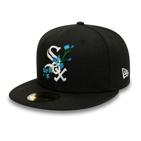 Official New Era Chicago White Sox Mlb Ws Flower Otc 59fifty Fitted Cap