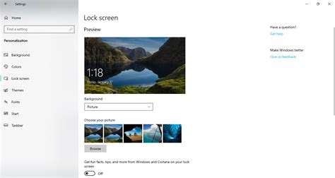 Windows 10 Cant Change Lock Screen Image The Lock Screen Appears