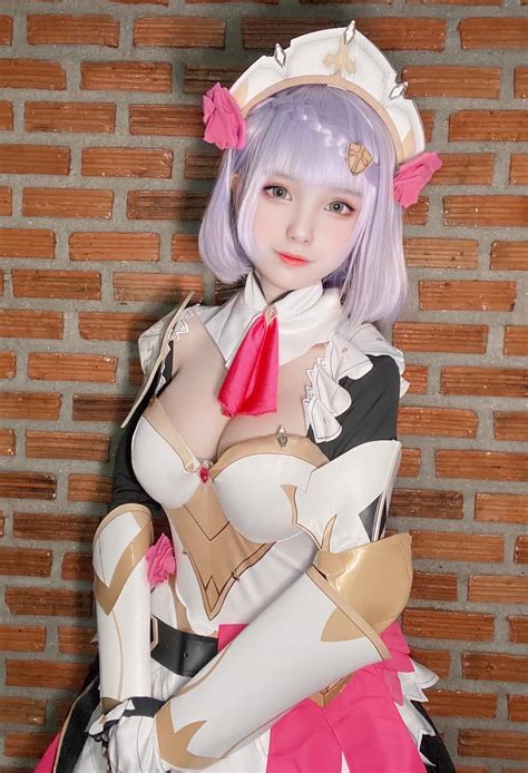 Noelle Cosplay St Genshin Impact Hoyolab