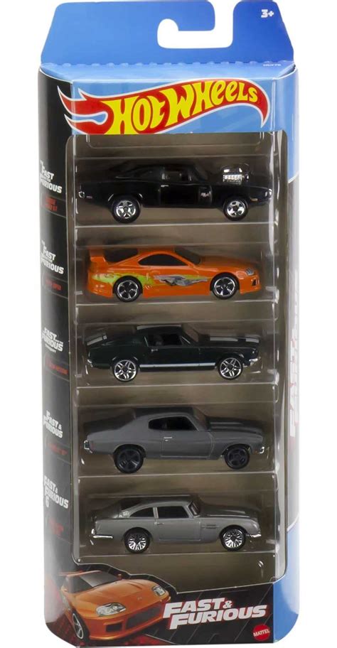 Buy Hot Wheels Fast And Furious Pack Of Toy Race And Drift Cars In
