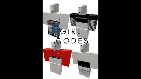 Roblox Outfit Codes Youtube