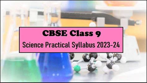 Cbse Class Science Practical Syllabus Pdf Check Complete