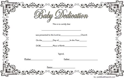 Baby boy 1st birthday invitation wording. 7+ Free Printable Baby Dedication Certificate Templates FREE