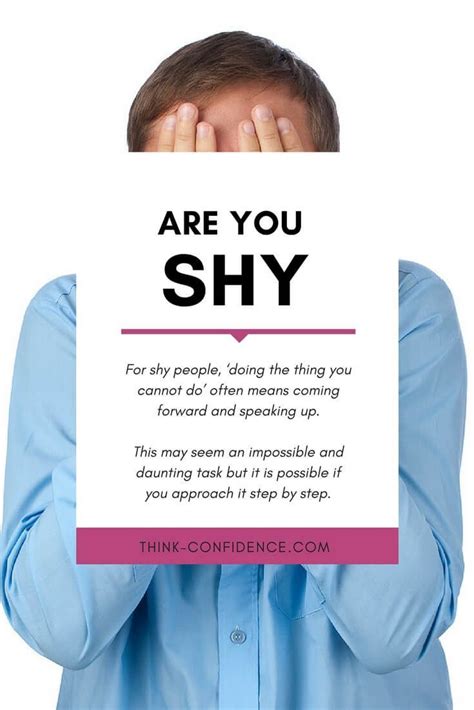 How To Overcome Shyness A Great Technique To Help Shy People Be Confident How To Overcome