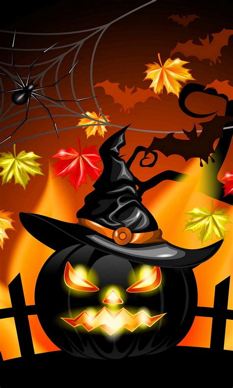 Halloween Festive Halloween Pumpkins Scary Trick Or Treat Hd Phone Wallpaper Peakpx