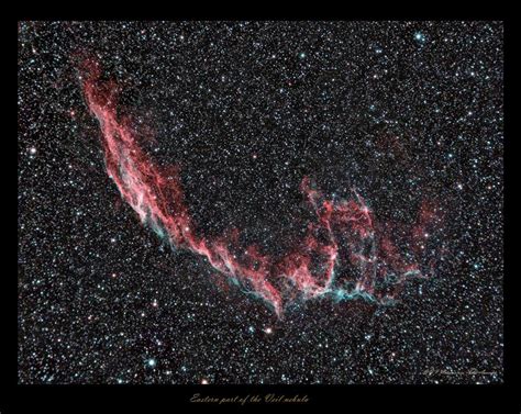 Astro Anarchy Eastern Part Of The Veil Nebula As An Anaglyph Redcyan 3d