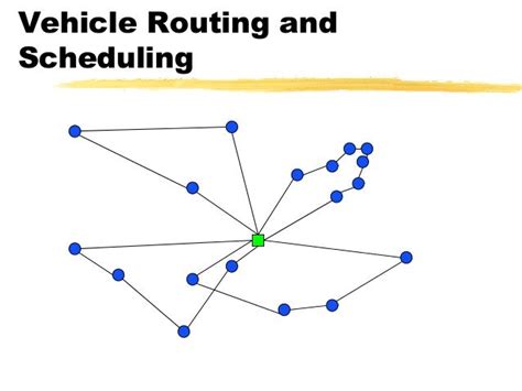 Supply Chain Logistics Vehicle Routing And Scheduling