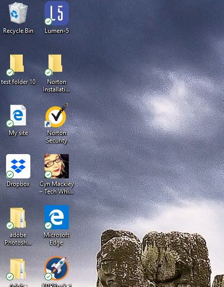 Arranging Desktop Icons Cyn Mackley