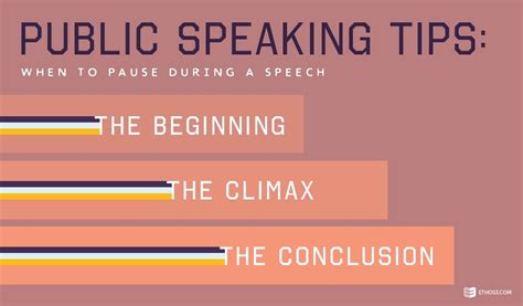 Public Speaking Tips When To Pause During A Speech