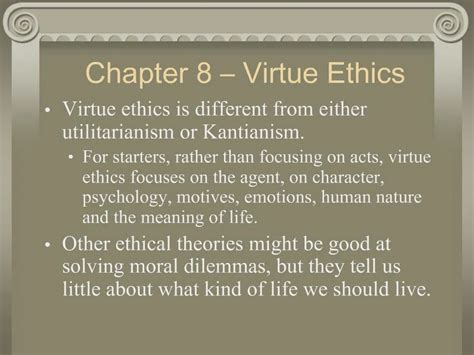ppt chapter 8 virtue ethics powerpoint presentation free download id 1047077