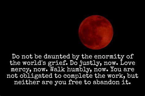 The above quote is often attributed to the talmud, but is more accurately described as a loose translation of. do not be daunted by the enormity of the world's grief - Google Search | Grief, Life lessons ...