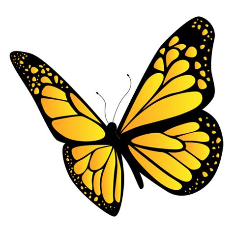 Desenho de borboleta amarela - Baixar PNG/SVG Transparente png image