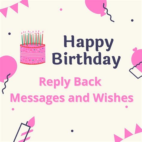 Response To Happy Birthday Wishes Birthday Ideas
