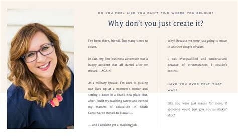 How To Write A Bio For Your Website Digital Grace Design