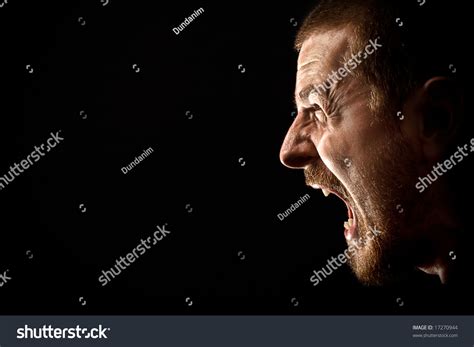 Rage Scream Angry Man Stock Photo 17270944 Shutterstock