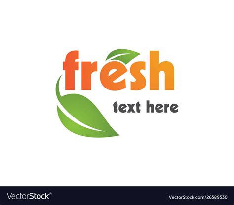 Fresh Logo Royalty Free Vector Image Vectorstock