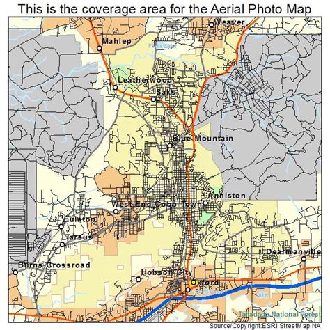 Aerial Photography Map Of Anniston Al Alabama