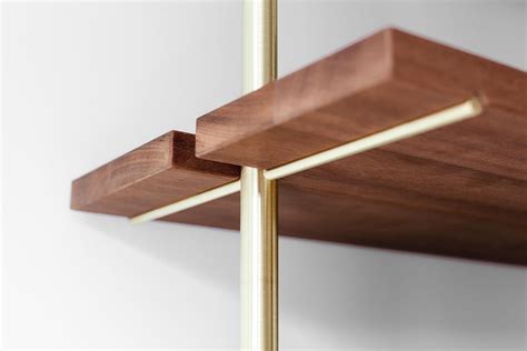 Brass Rail Shelving Designed By Ryan Taylor For Objectinterface