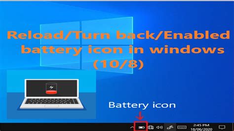 How To Fix Battery Icon Not Showing In Taskbar Window10 And 8 In Urdu