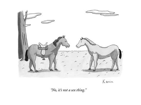 No Its Not A Sex Thing New Yorker Cartoon Premium Giclee Print