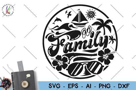 Family Vacation svg Family Trip svg Vacation elements svg