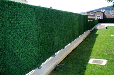 Artificial Grass Fence Artificial Grass Wall Chain Link Fence Supplier