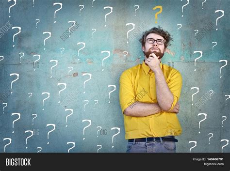 Doubtful Man Asking Image And Photo Free Trial Bigstock
