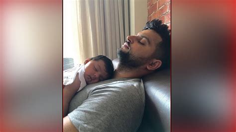 Suresh Raina Shares Pic Of Daughter Gracia Sleeping And Its Adorable Oneindia News Youtube