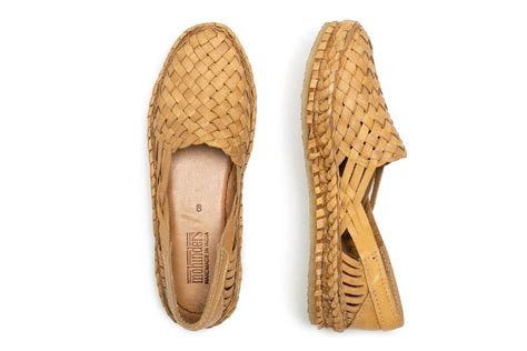 Womens Woven Flat Natural Leather Mohinders Shoes Shop Now