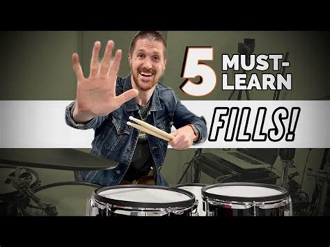 5 FILLS EVERY DRUMMER MUST LEARN Drum Lesson 2023 YouTube