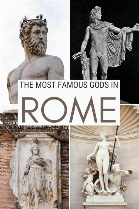 17 Famous Roman Gods And Goddesses