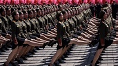 North Korea hosts military parade free of advanced missiles, focused on ...